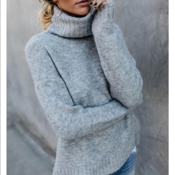 Vici Sweaters - Vici Henry Sweater - Gray Small